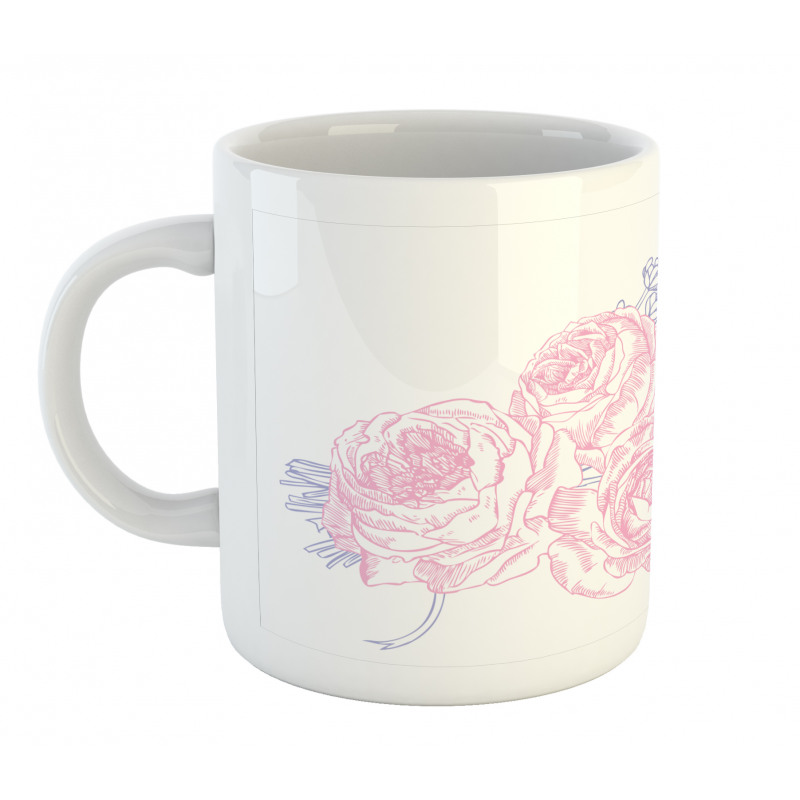 Romantic Lavender Art Mug