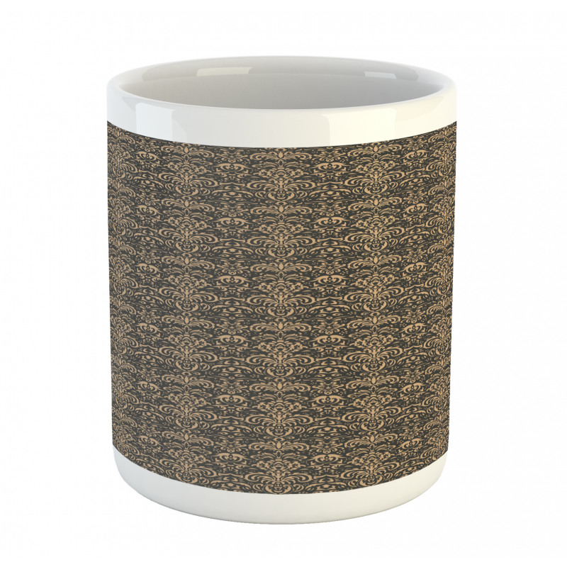 Nature Tone Damask Mug