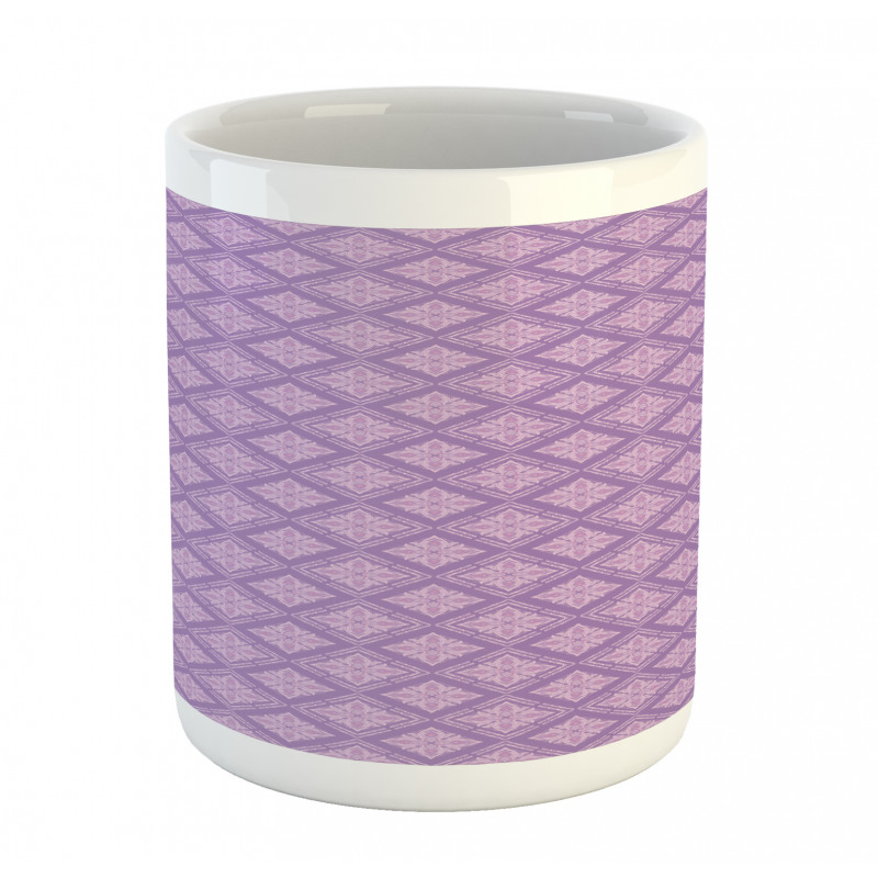 Lilac Floral Art Mug