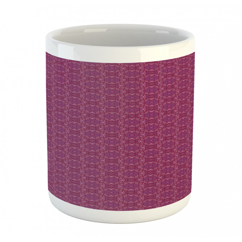 Magenta Floral Art Mug