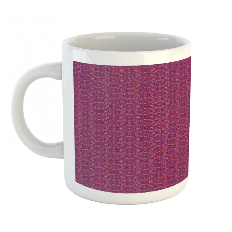 Magenta Floral Art Mug