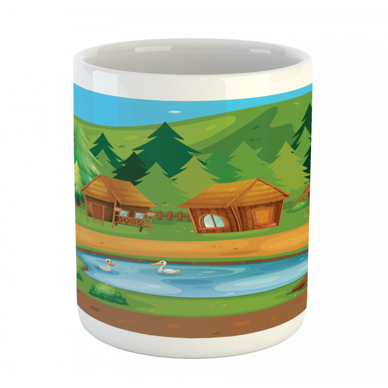 Huts Pond in Woods Mug