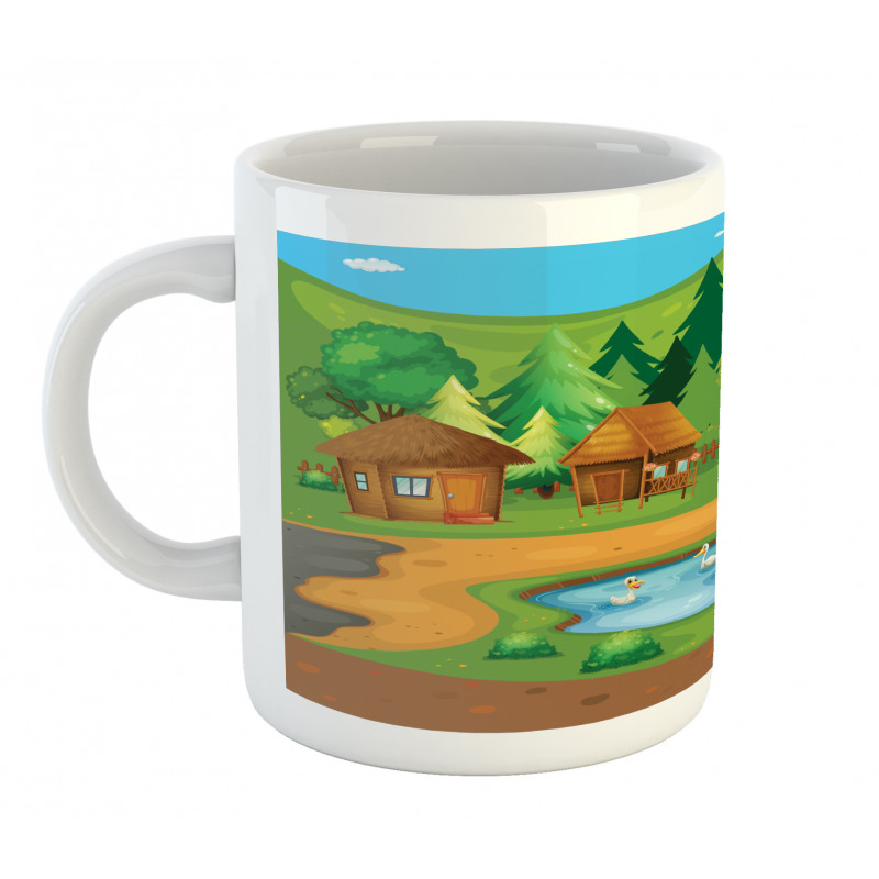 Huts Pond in Woods Mug