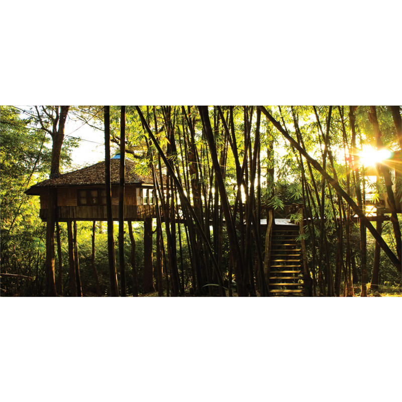 Hut in Idyllic Forest Mug