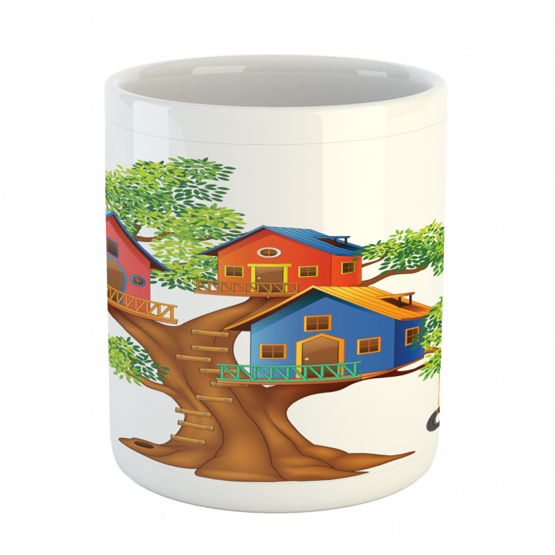 Cartoon Cottages Mug