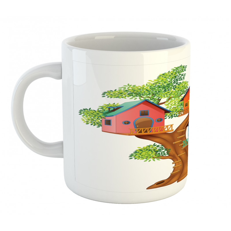 Cartoon Cottages Mug