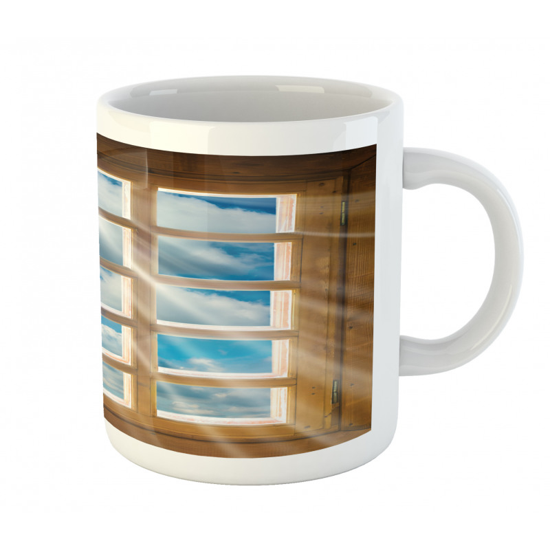 Window with Sunbeams Mug