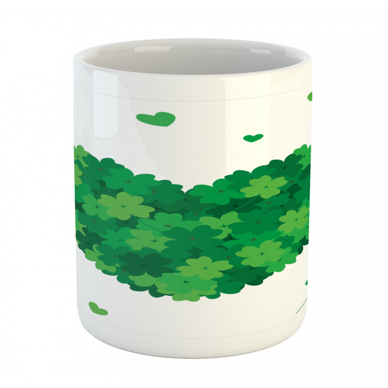 Shamrock Heart Nature Love Mug