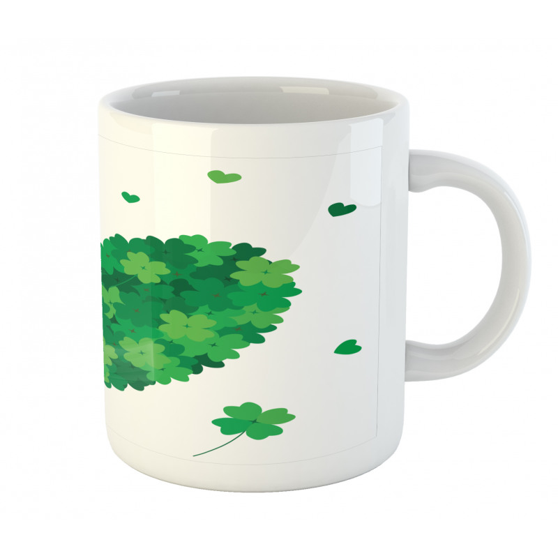 Shamrock Heart Nature Love Mug