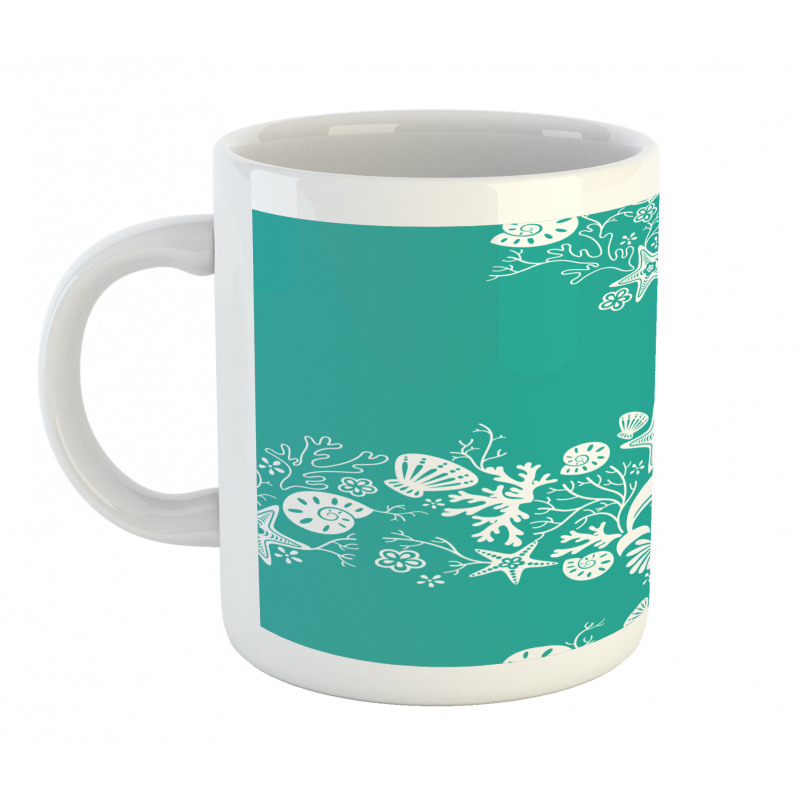 Dolphins and Flowers Mug