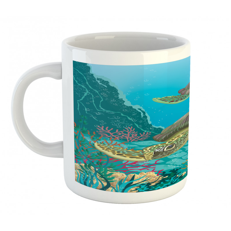 Sealife Turtles Aquatic Mug