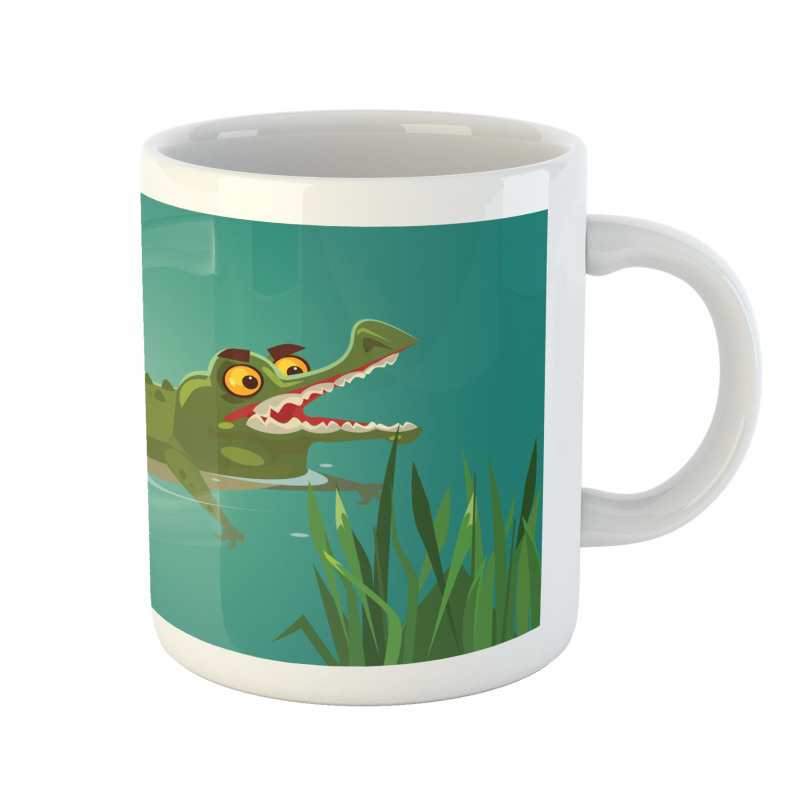 Cartoon in a Lake Mug