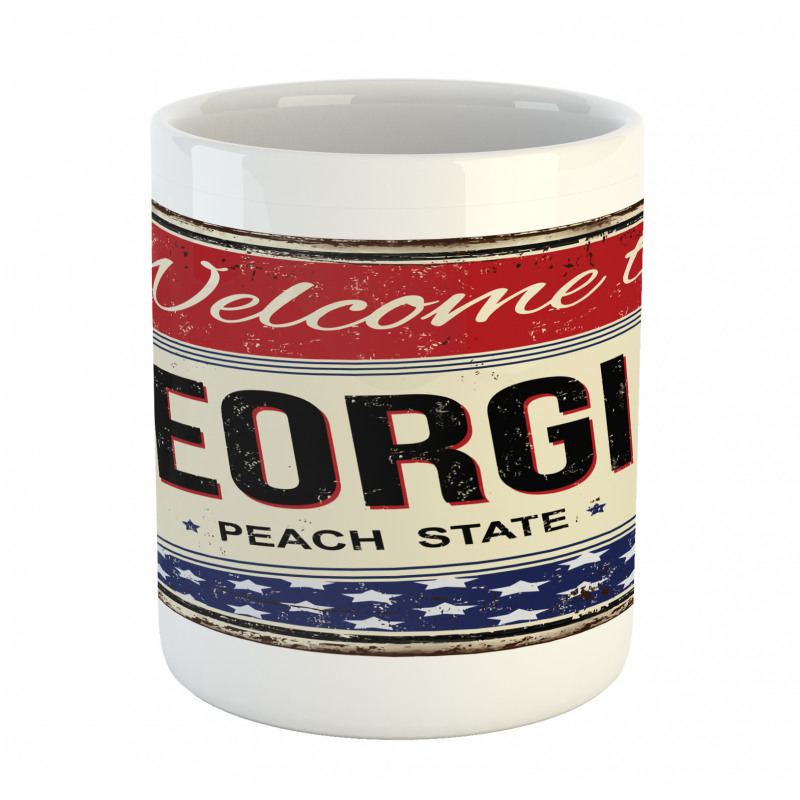 Vintage Welcoming Design Mug