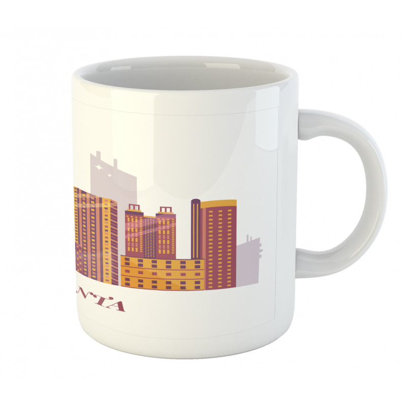 Modern Urban Illustration Mug