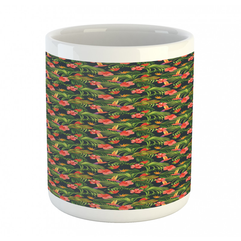 Banana Leaves Strawberry Mug