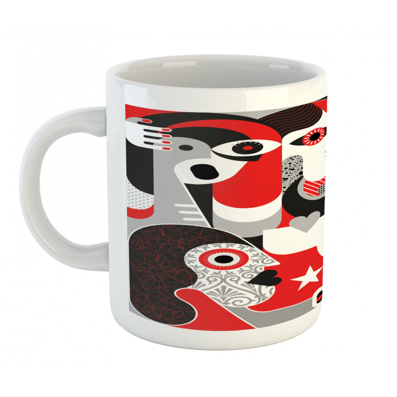 Human Faces Mug