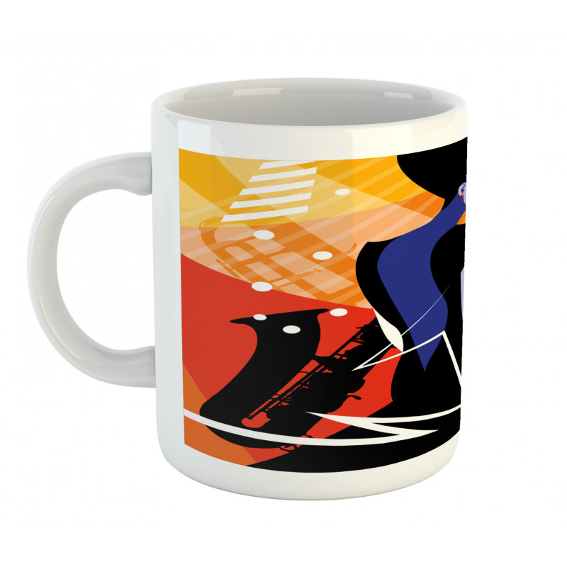 Modern Musical Jazz Mug