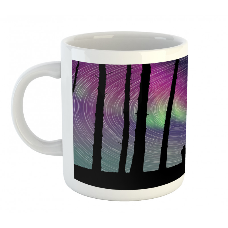 Cosmic Forest Scene Mug