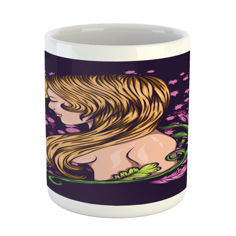 Floral Graphic Style Mug