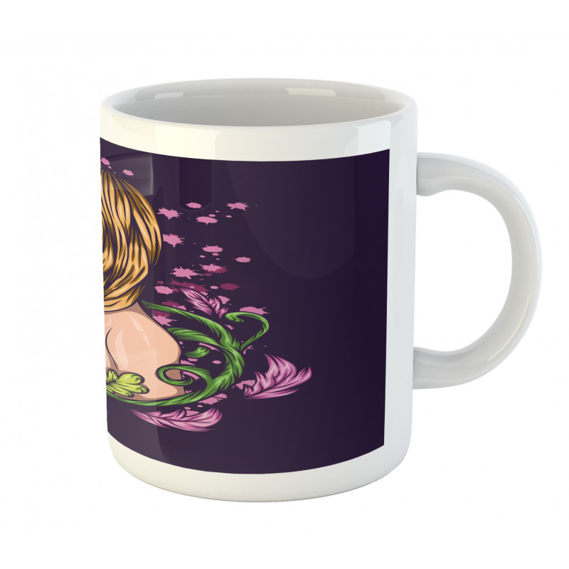 Floral Graphic Style Mug