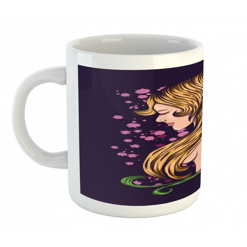 Floral Graphic Style Mug