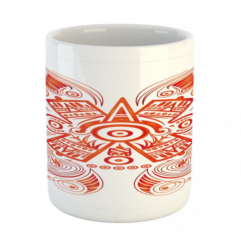 Mayan Aztec Symbolic Pattern Mug