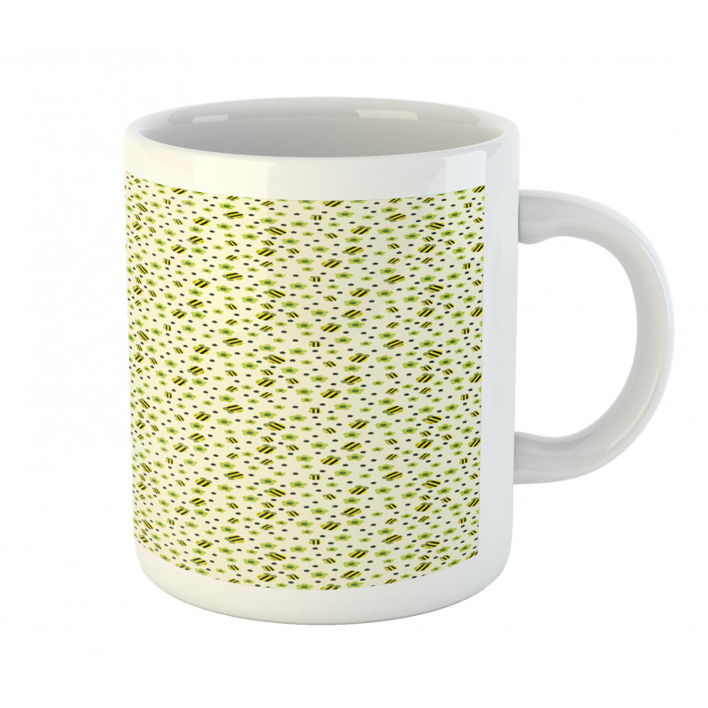 Bee Motifs Mug