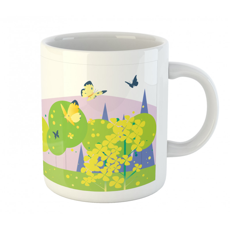 Forest Trees Spring Mug