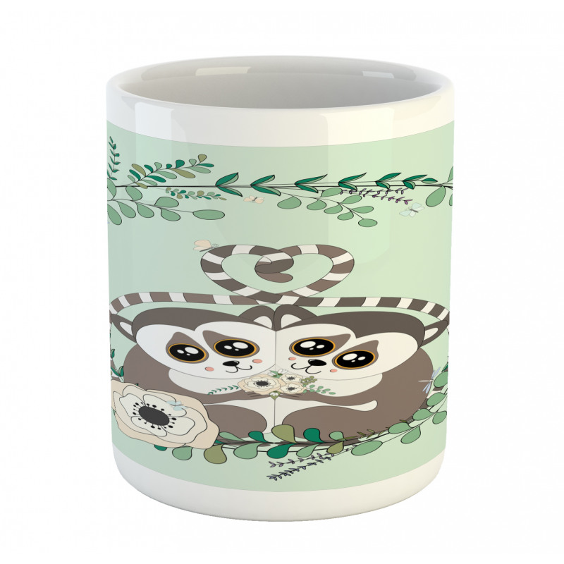 Exotic Wild Monkey Botanical Mug