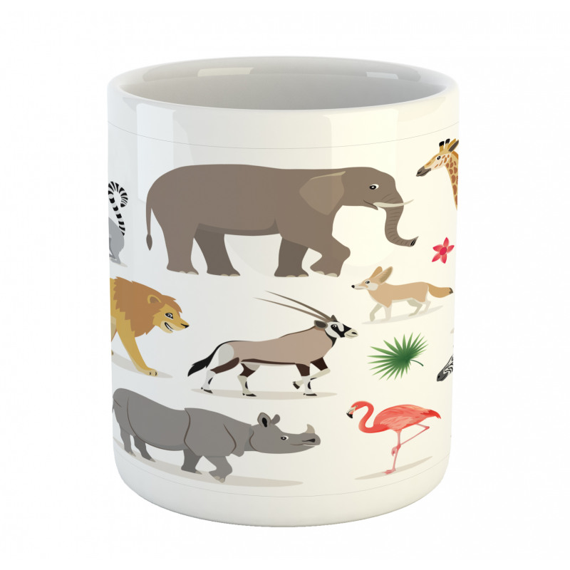 Tropic Creatures Graphic Mug