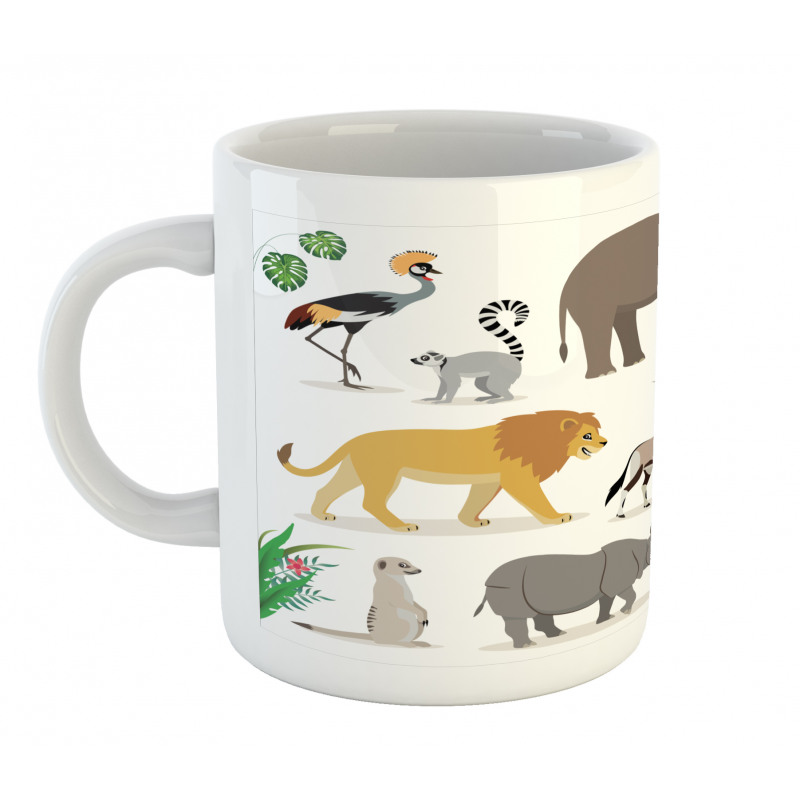 Tropic Creatures Graphic Mug