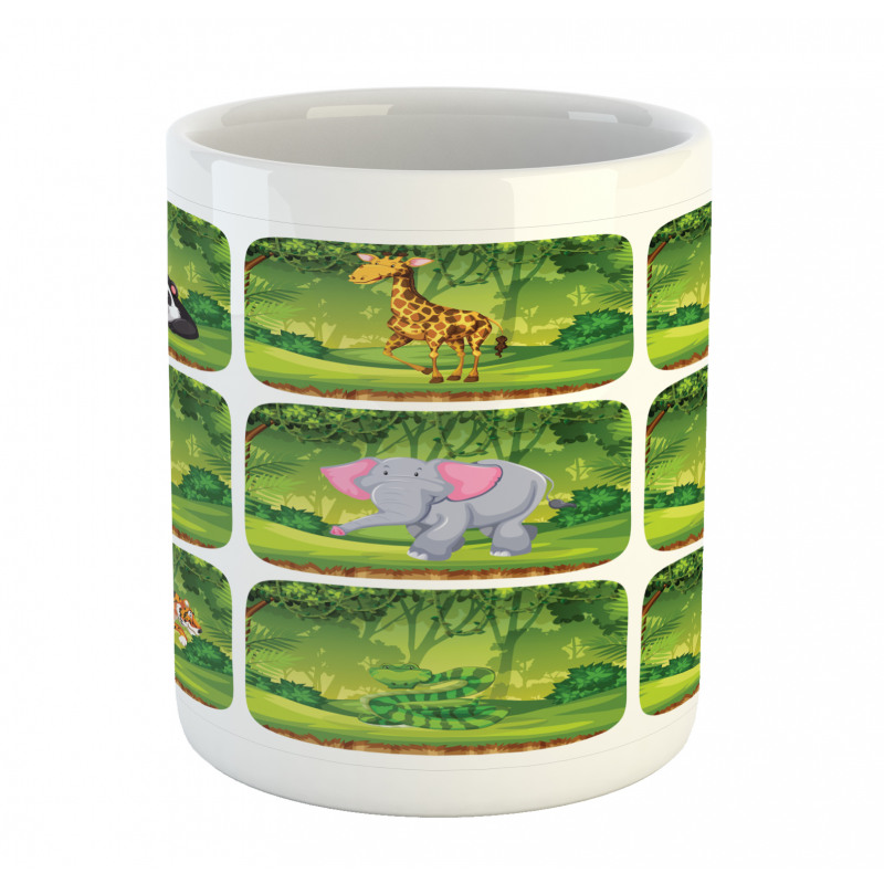 Animals Jungle Fun Mug