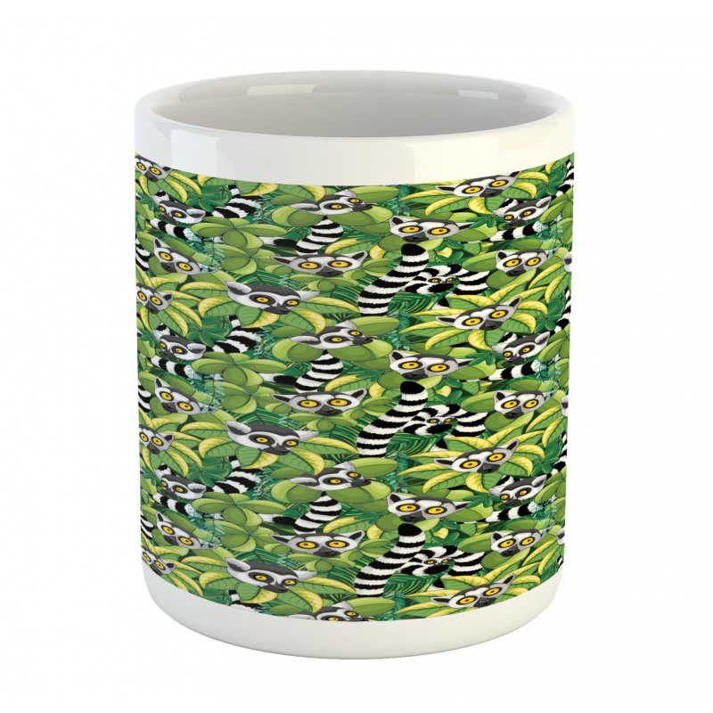 Exotic Jungle Monkey Graphic Mug