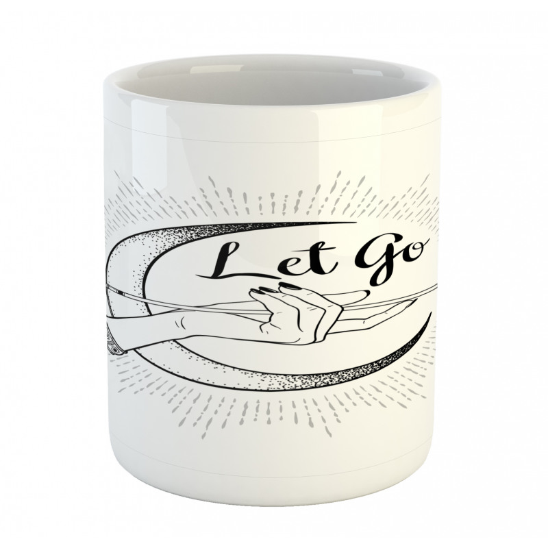 Bohemian Let Go Arrow Mug