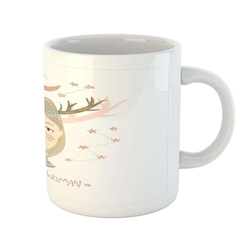 Magic Woman Elk Horns Mug