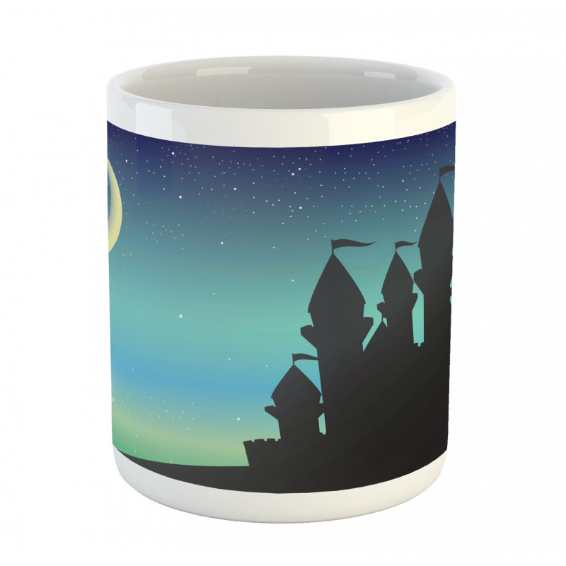 Castle and Gradient Sky Mug