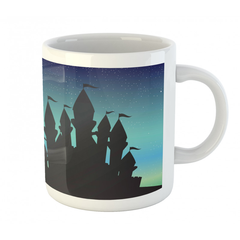 Castle and Gradient Sky Mug