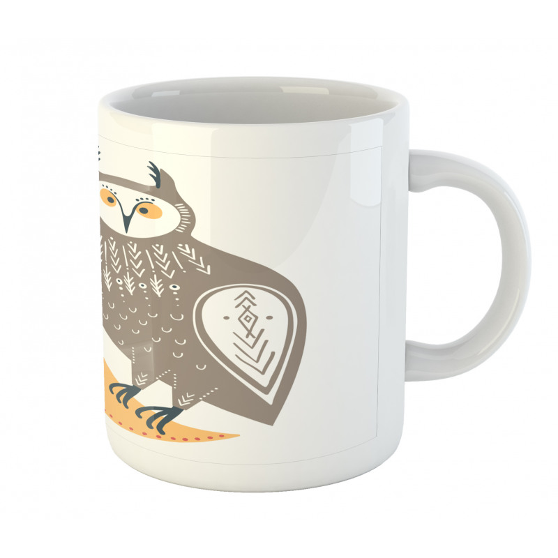 Wisdom Owl Crescent Mug