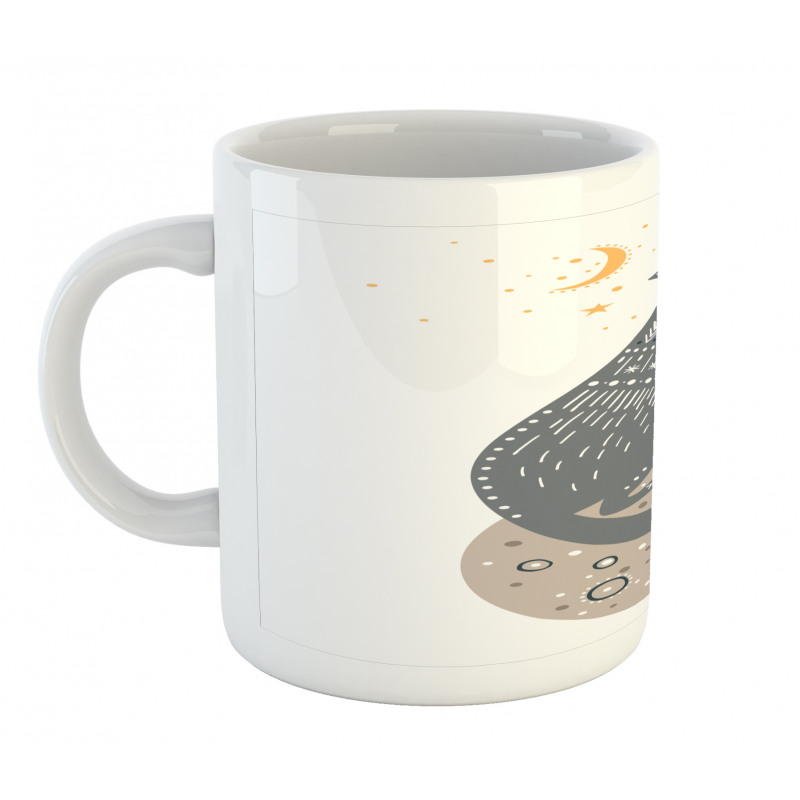 Howling Wolf Planet Mug