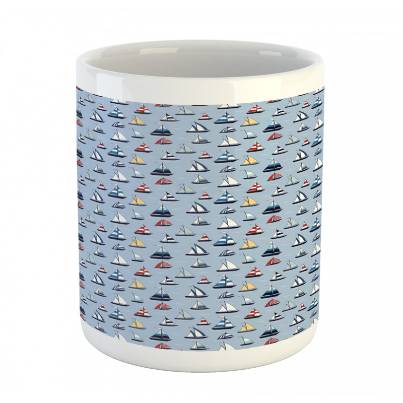 Sailboats Racing Swelling Mug