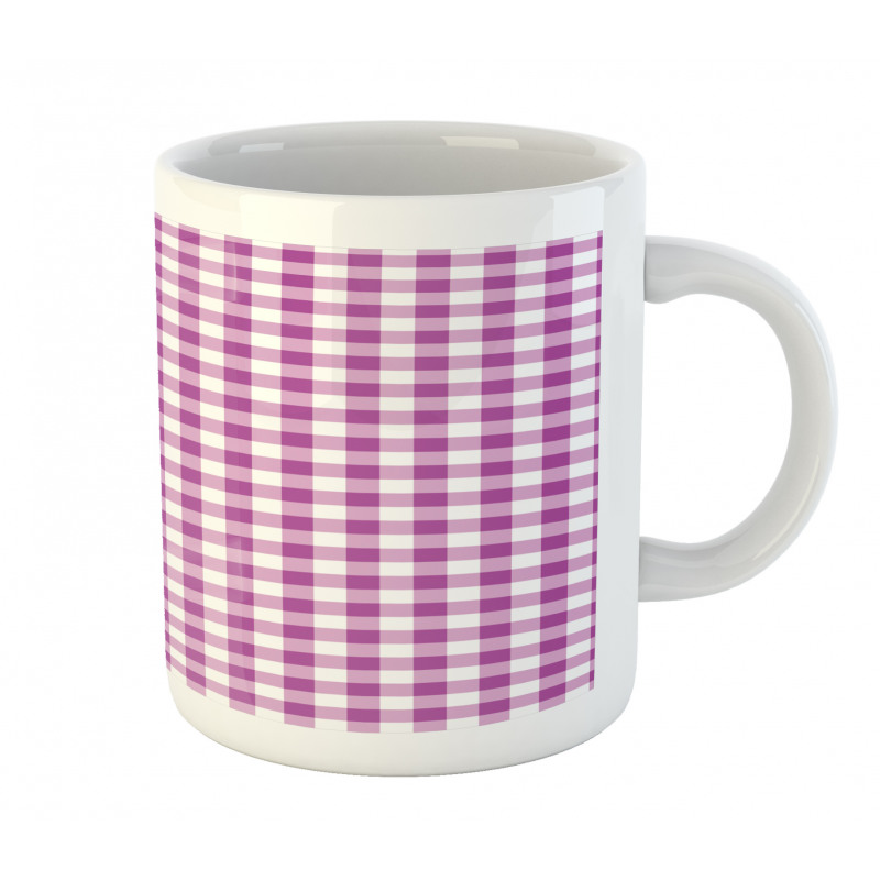 Tartan Inspired Squares Mug