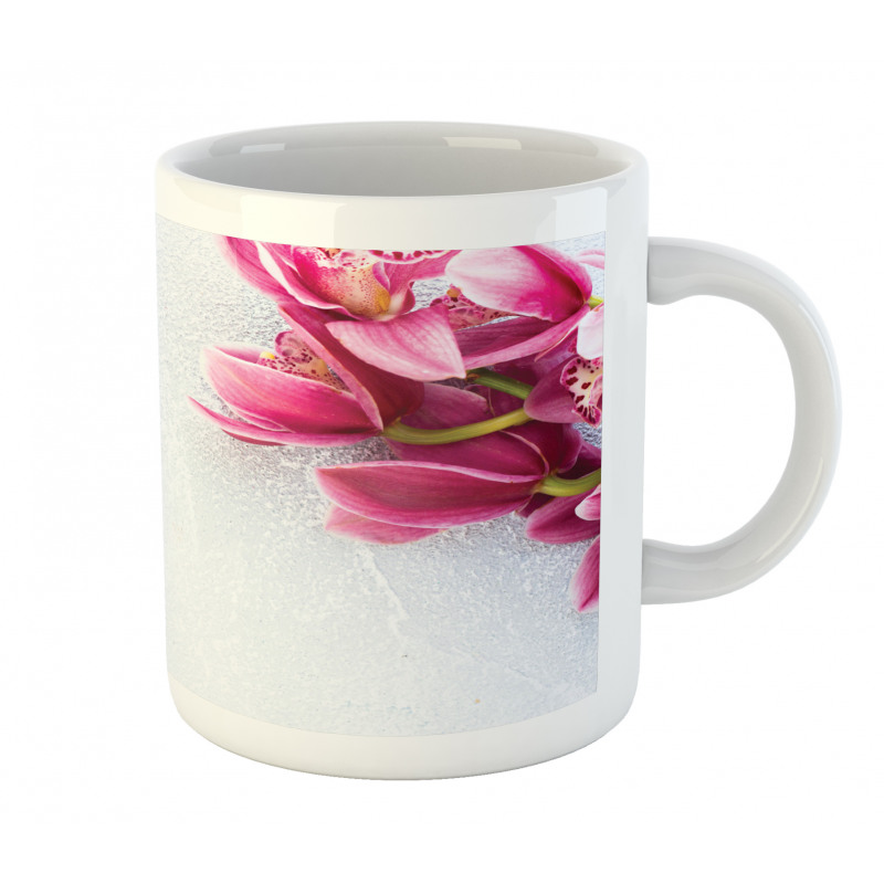 Relaxing Orchids Pattern Mug