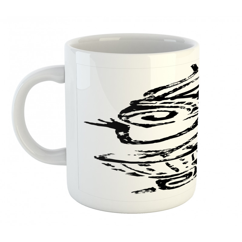 Cave Motif Darbuka Music Mug