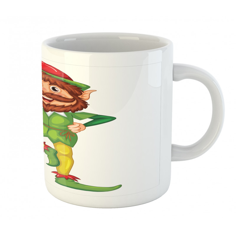 Little Man Standing on Foot Mug