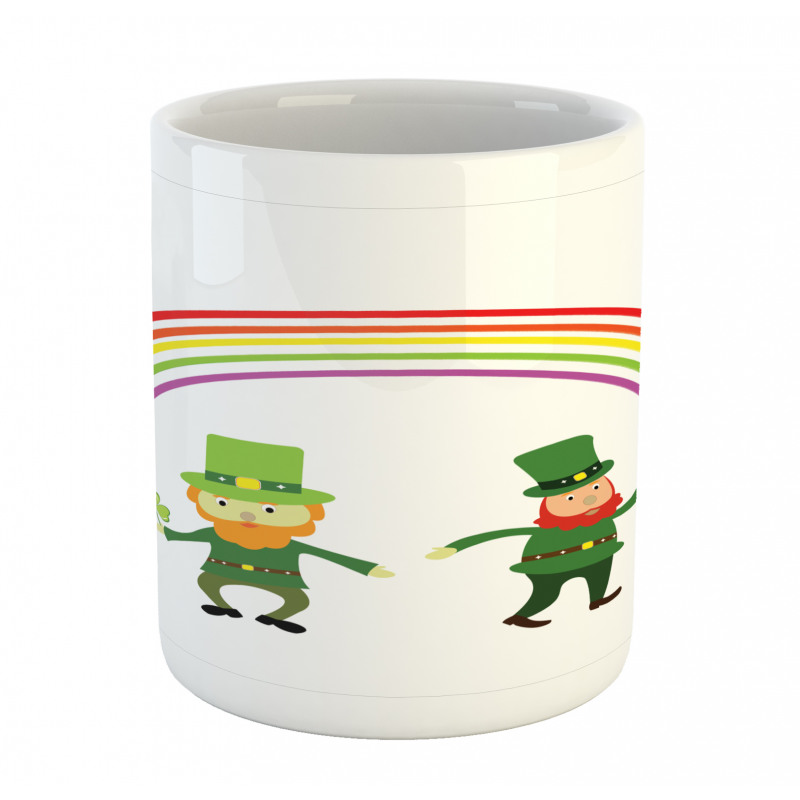 Leprechauns Under a Rainbow Mug