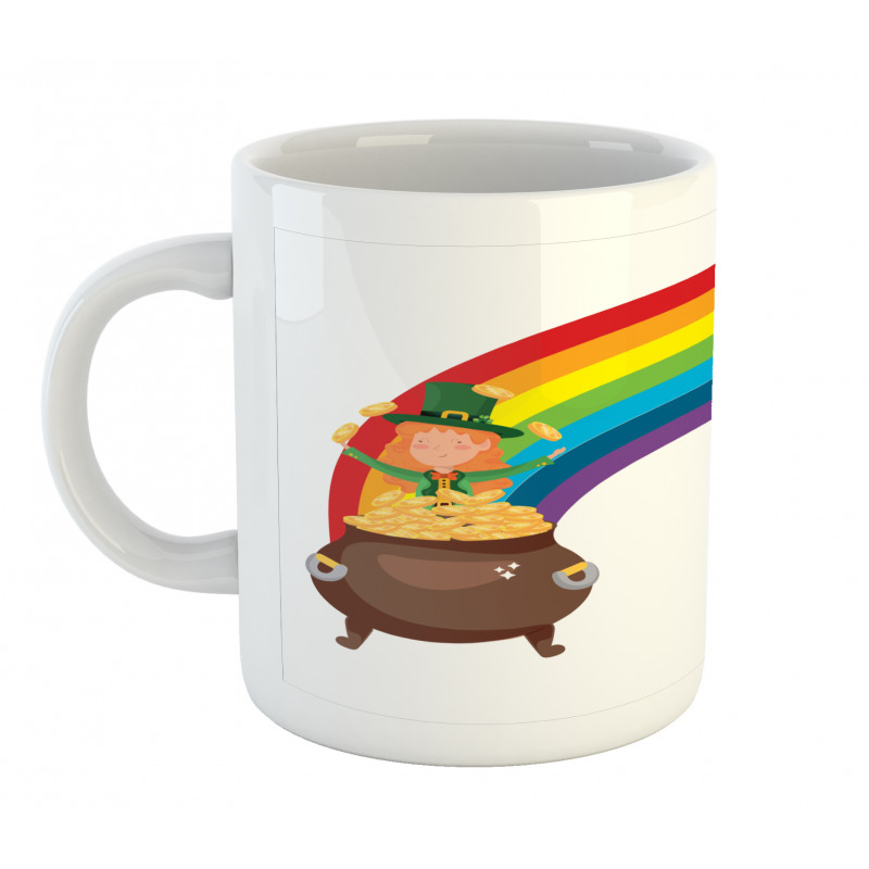 Irish St Patrick's Day Rainbow Mug