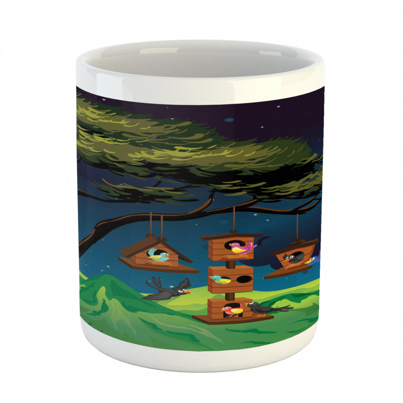 Fly Animals Nest Cartoon Mug