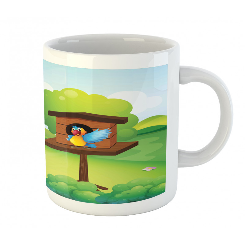 Winged Animals Nest Mug