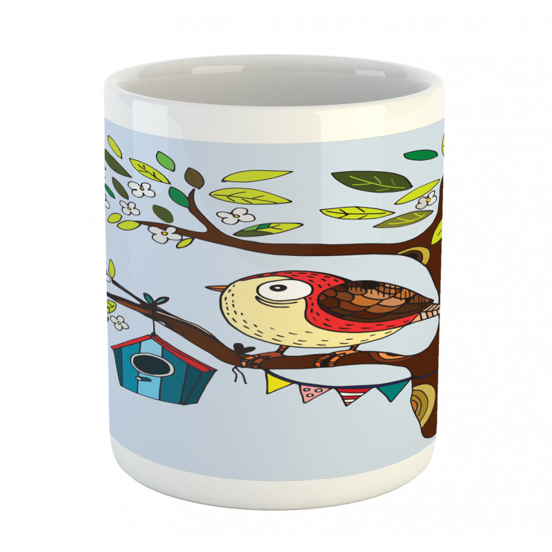 Flying Animal Tree Art Mug