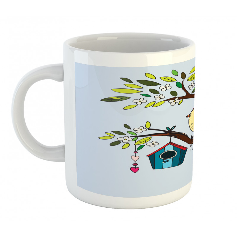 Flying Animal Tree Art Mug